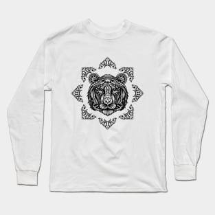 Bengal Tiger Mandala Long Sleeve T-Shirt